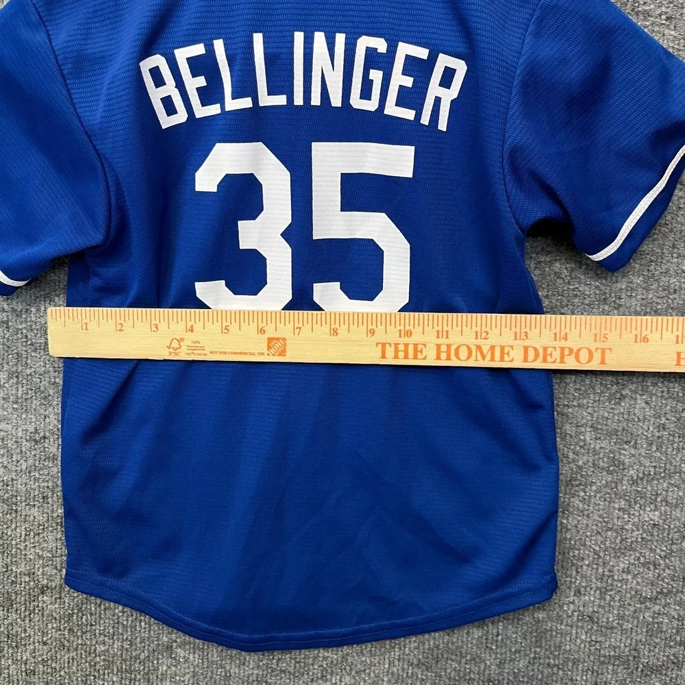 Cody Bellinger #35 Los Angeles Dodgers Nike Jersey Blue Baseball Sports Kids - L
